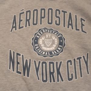 Aeropostle grey hoodie no strings